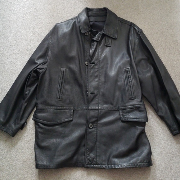 marco pierguidi Other - marco pierguidi uomo leather jacket